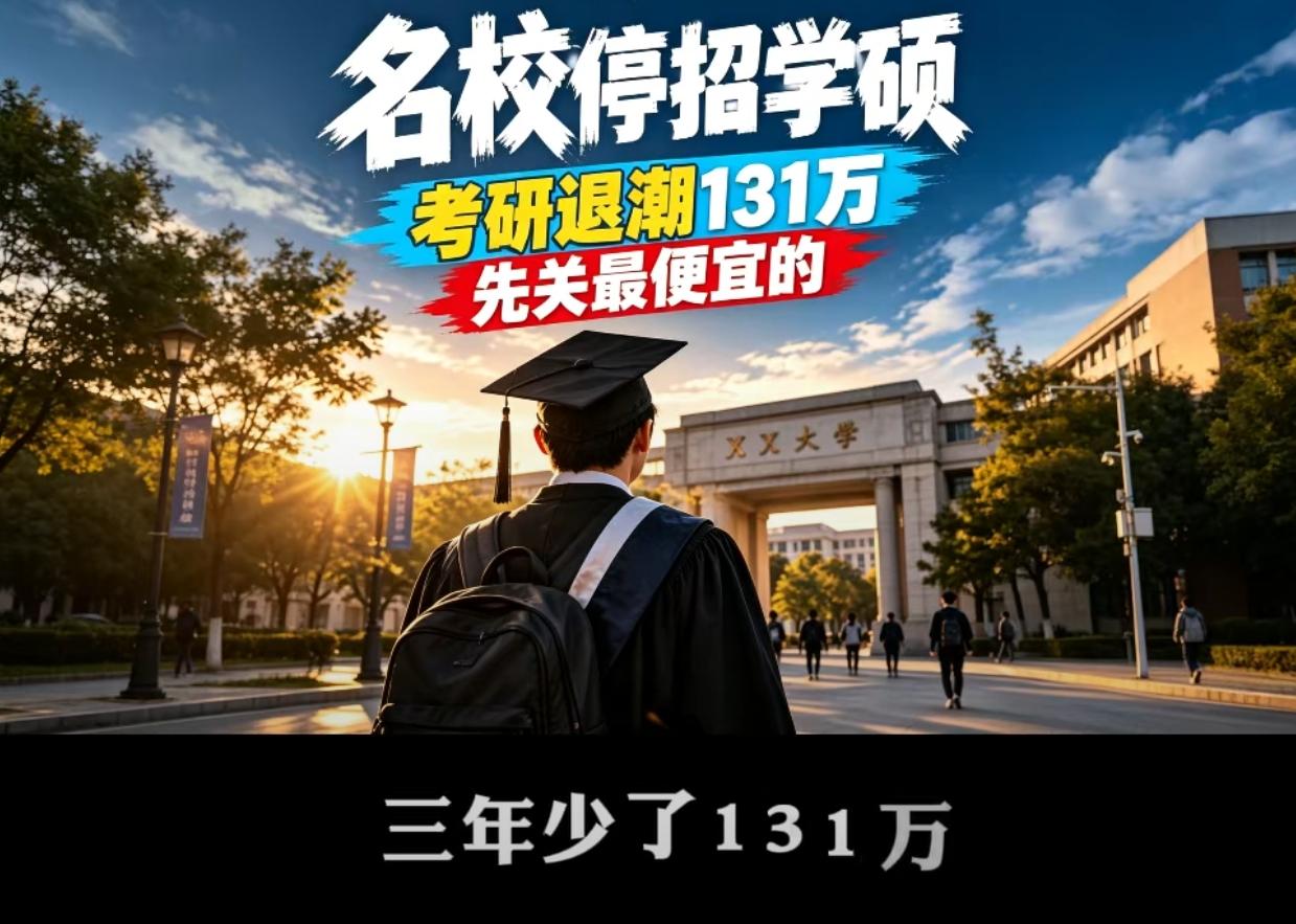 多所高校取消学硕！考研彻底变天，普通人终于看清升学真相2026年考研最大的