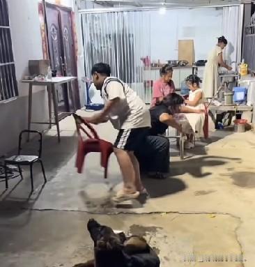 小故事！现在老壳子一点地位都没有了，她来到李佳这里，她刚想坐凳子，就
