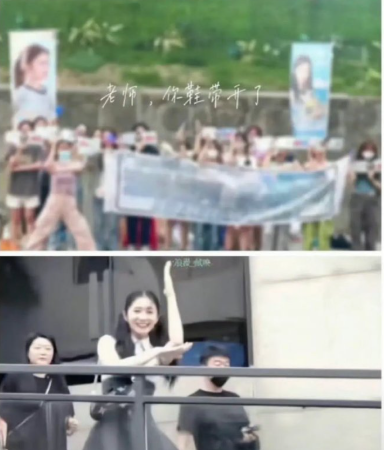 刘浩存和她的粉丝根本不避讳这个梗，大大方方的​​​