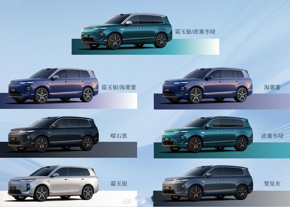 【新车选色】比亚迪海狮08，大家说选哪个颜色好看 ​