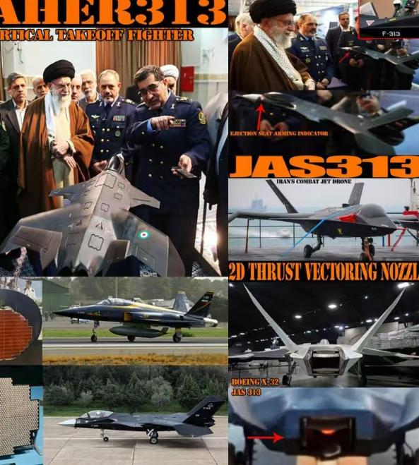 伊朗还是不信任中俄先进战机？伊朗又开始，继续投资研发伊朗国产F-313隐身战机。