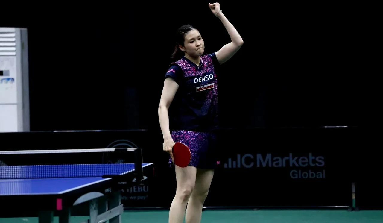 桥本真的打出来了！削球手能从日本女队打出来，那是真的强。对于日本球员来说，首先