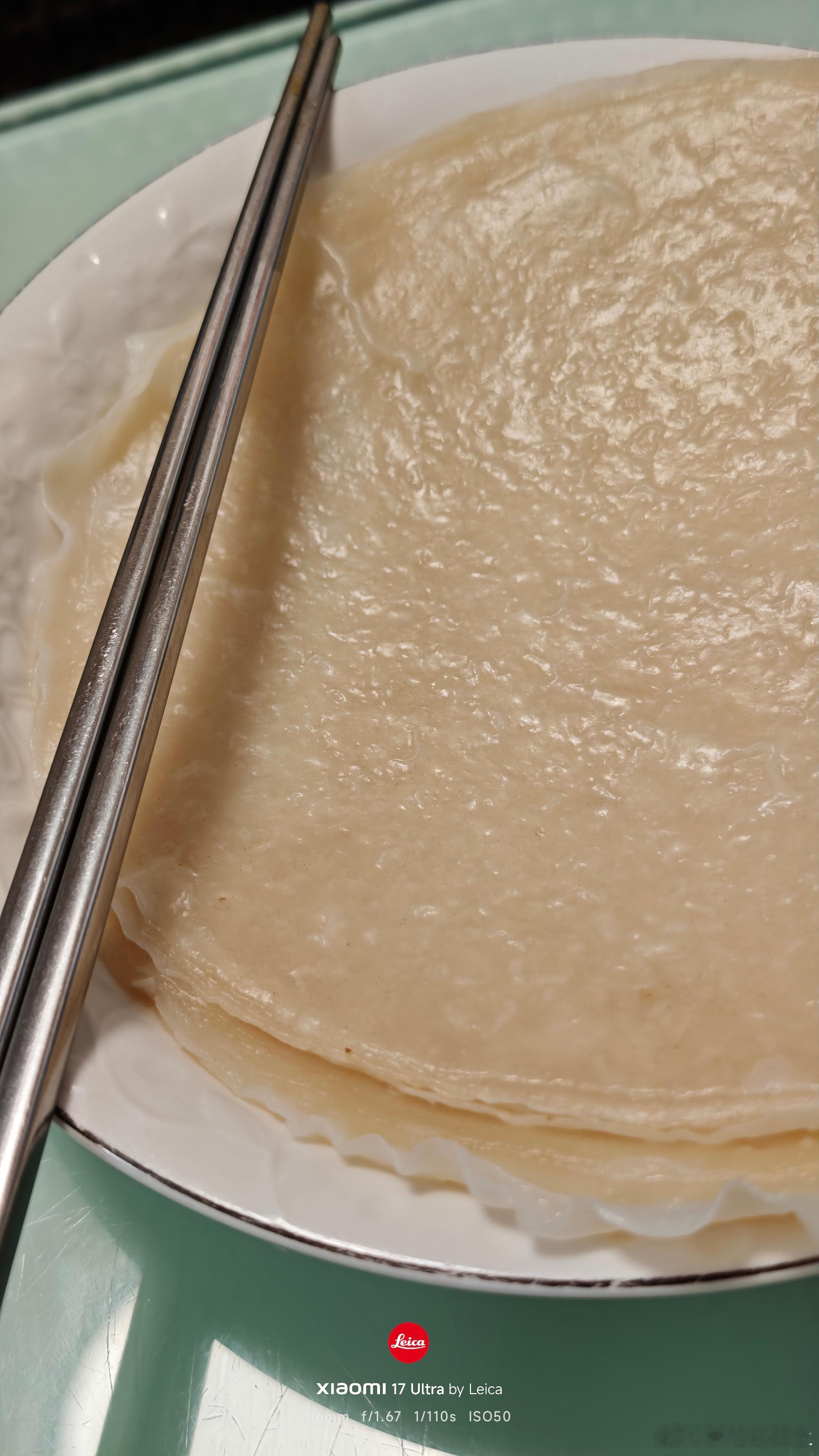 川椒皮蛋配牛肉和菜春饼简简单单吃个晚餐美食