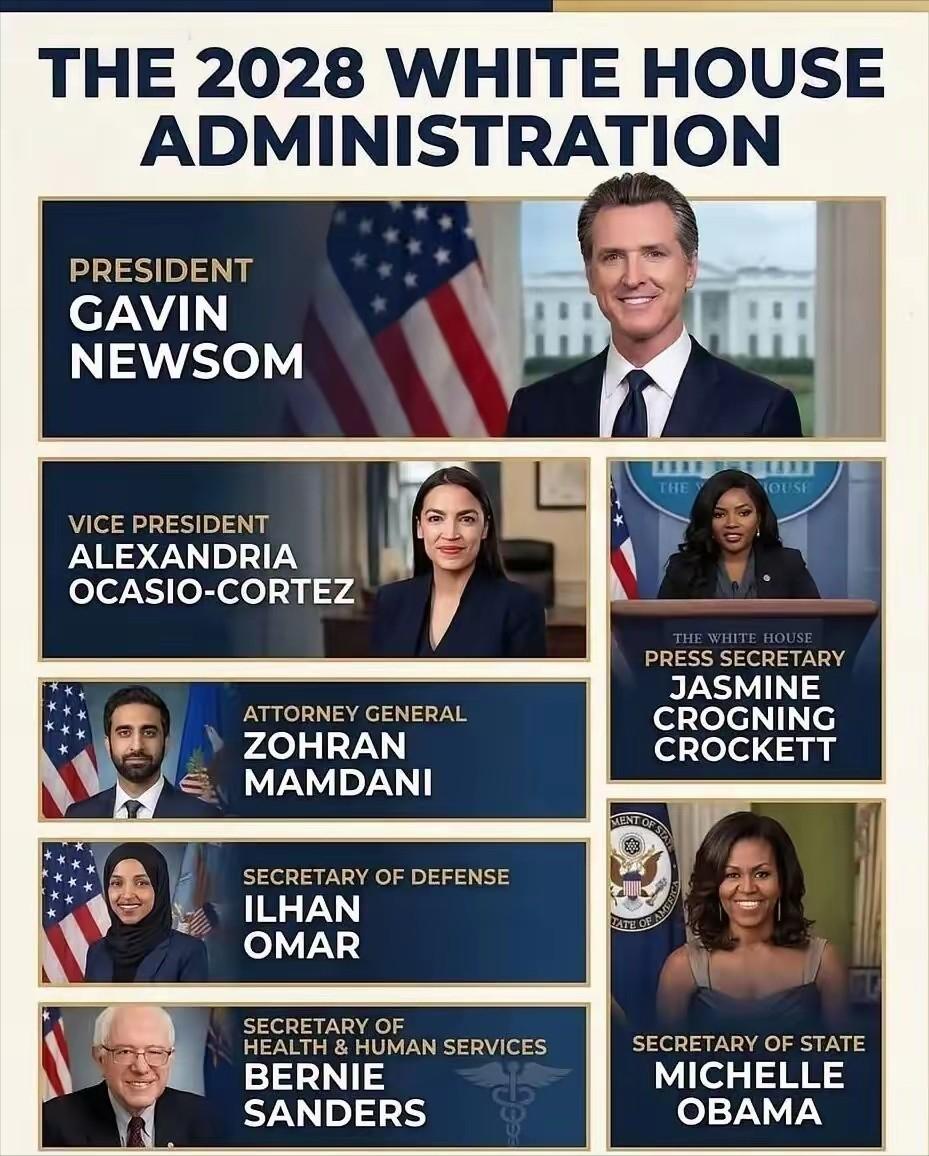 这些候选人可能要提前“登基”了今天全美爆发了900万人反对特朗普的游行，而游行