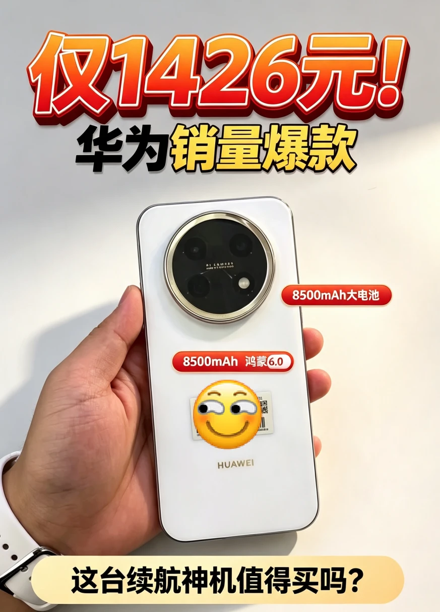 仅1426元！华为目前“销量超好”的一款手机