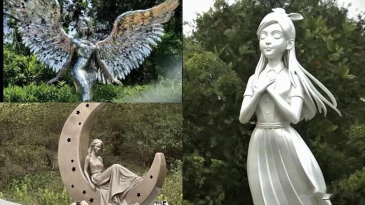 李玟和大S的雕像，你更喜欢哪一个？李玟的雕像，是唱给公众的一曲“视觉交响乐”。