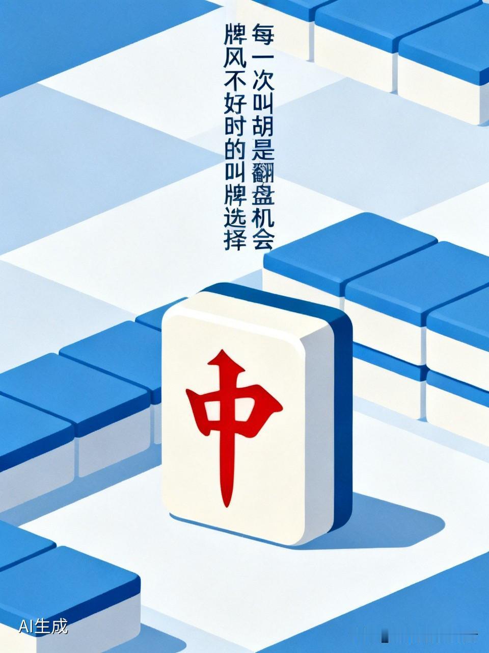 打麻将牌风不好的时候怎么选叫？当我们在牌风不好的时候，每一次叫胡的机会都是十