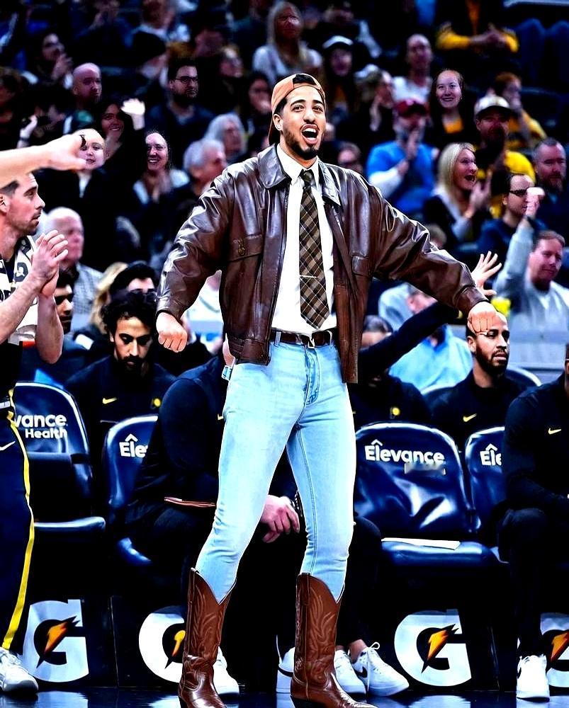 他一分钟赚1.5万刀，坐着就行6月22日总决赛G7，哈利伯顿第一节无对抗