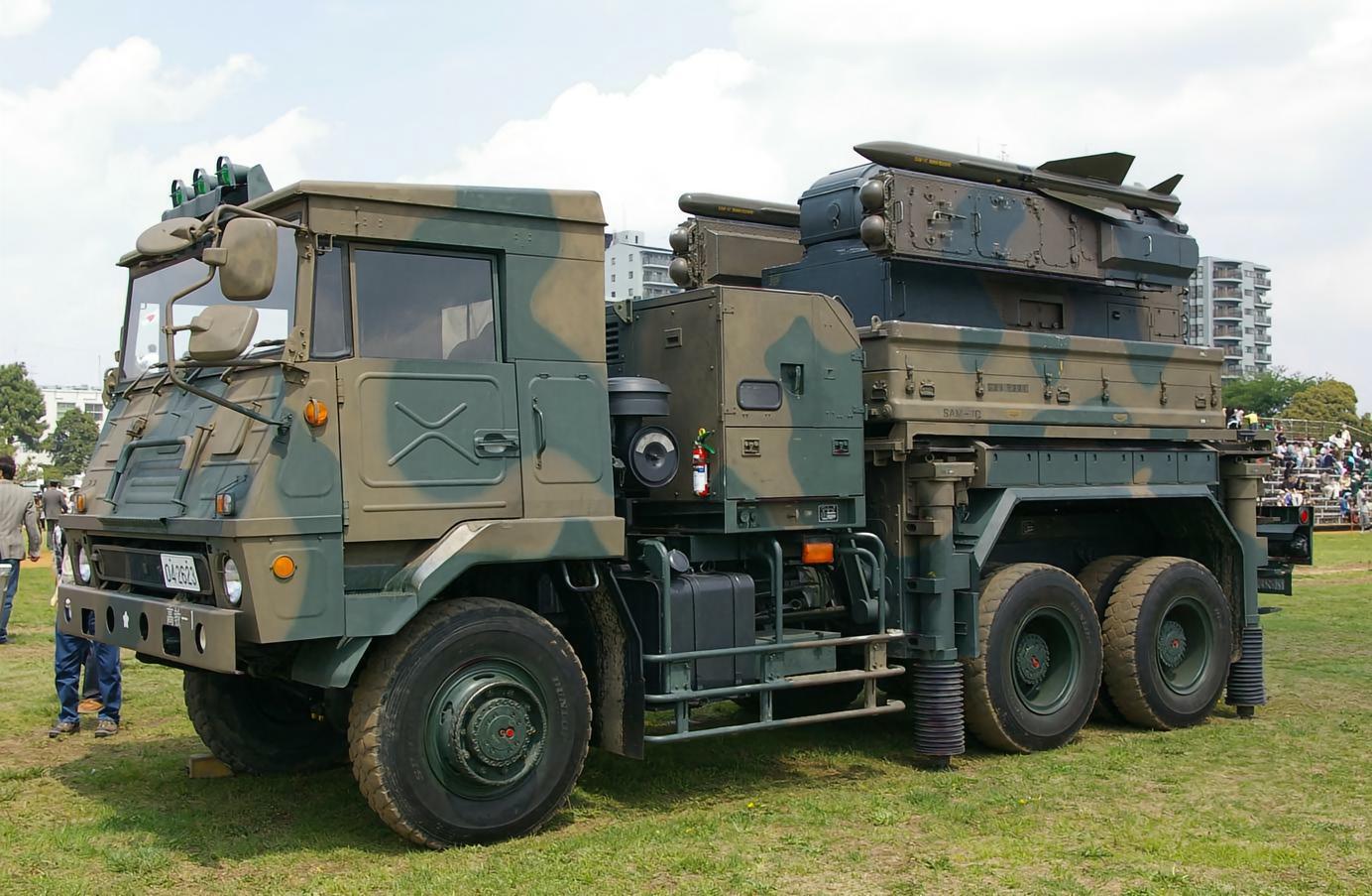 每天认识一件兵器日本81式地对空导弹81式地对空导弹是日本研制的一种机动式近程