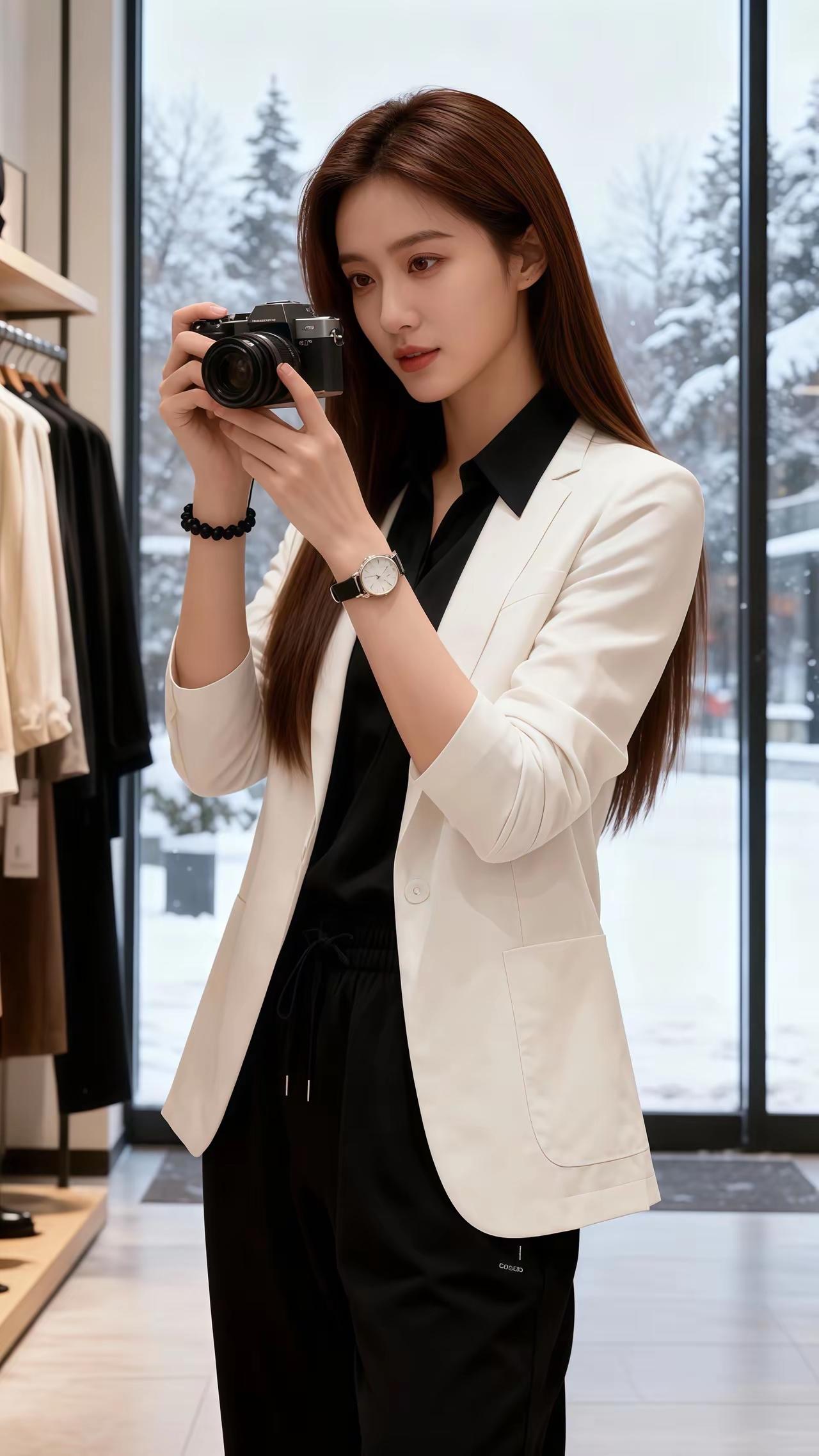 冬日穿搭指南：黑白配，简约又时尚！如何拍摄好包臀裙和a型裙的造型怎样把旗袍穿出