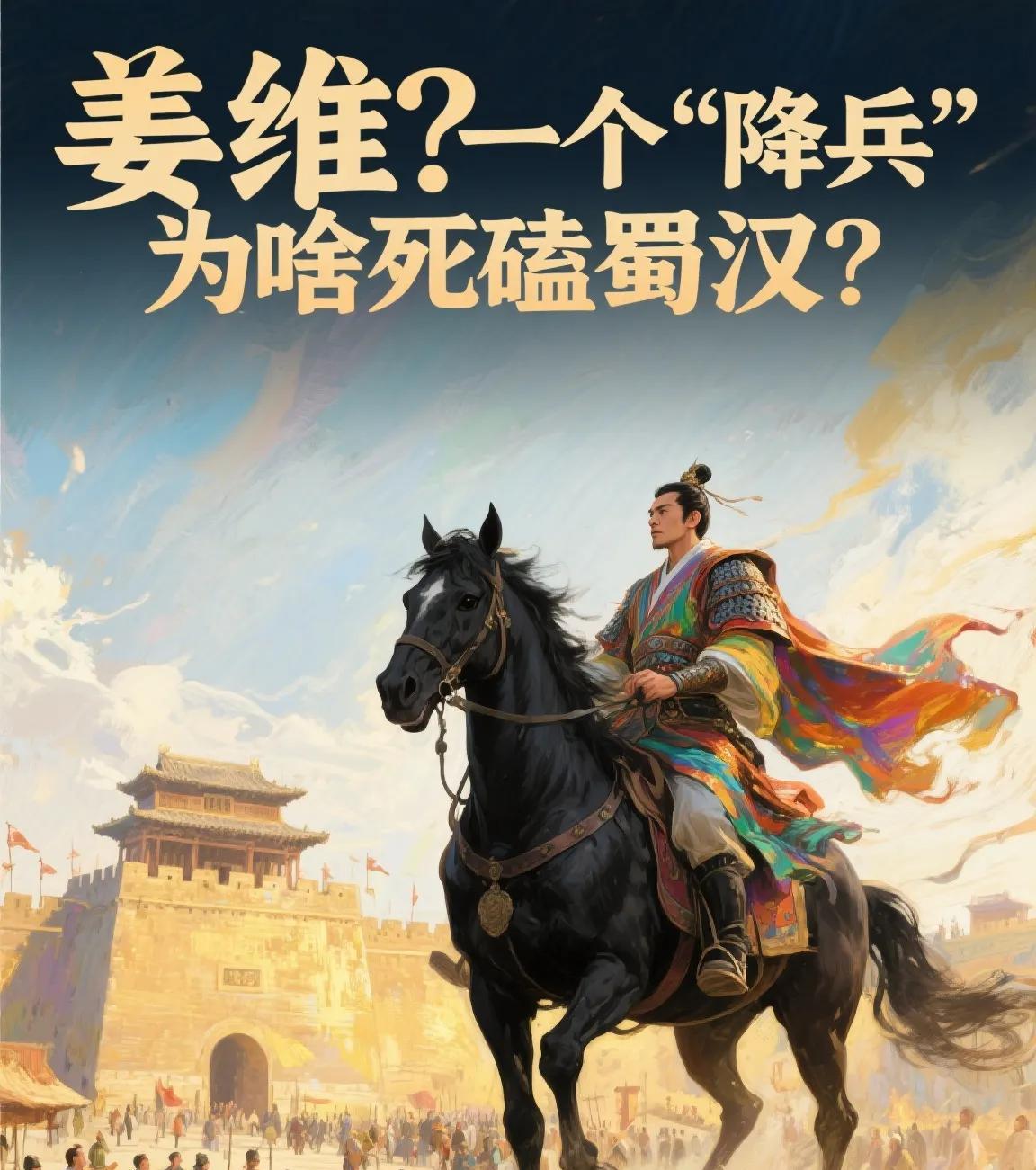 姜维？一个“降兵”为啥死磕蜀汉？他本是曹魏小军官，连老板刘备面都没见过。蜀汉