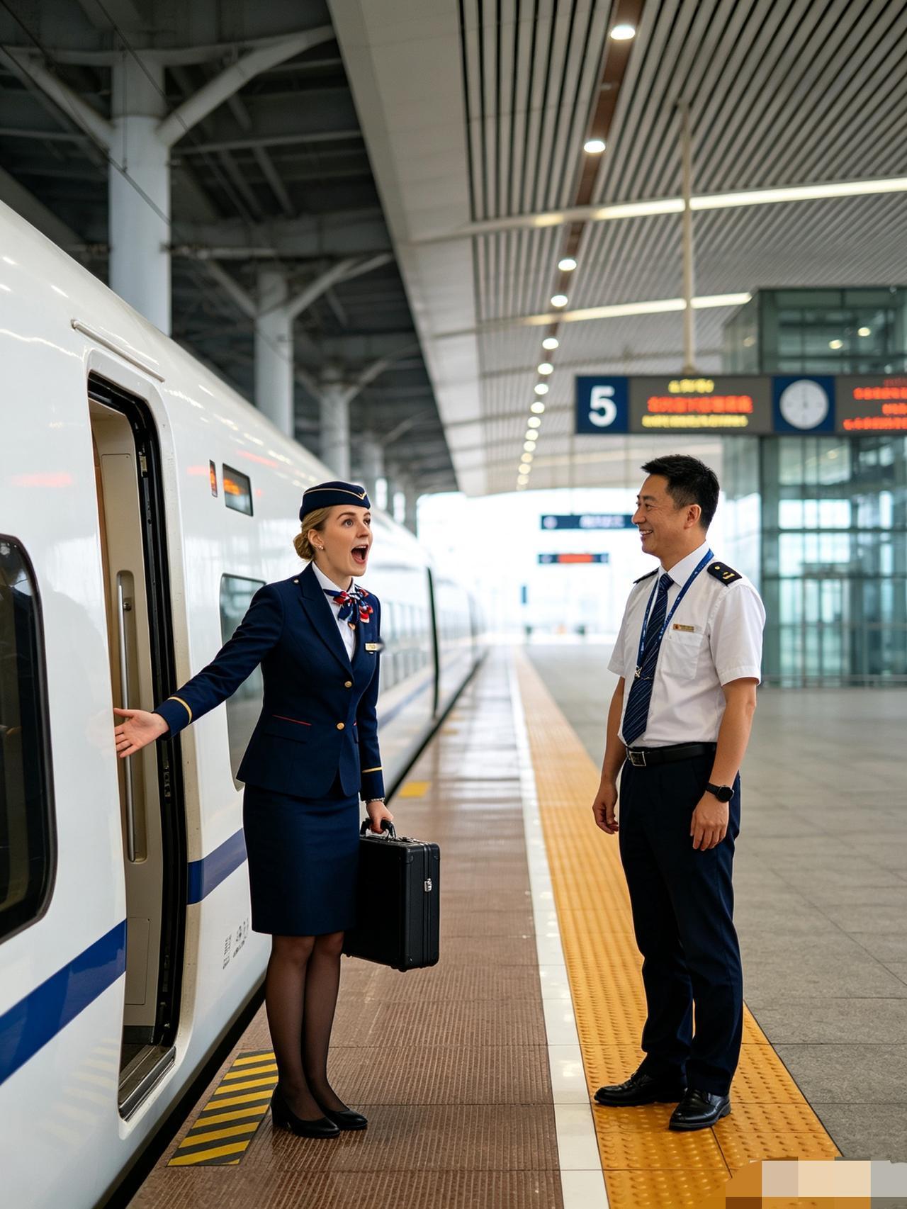 塞尔维亚高铁乘务员来华三周，一番实话道出对中国高铁的真实感受一位塞尔维亚高铁
