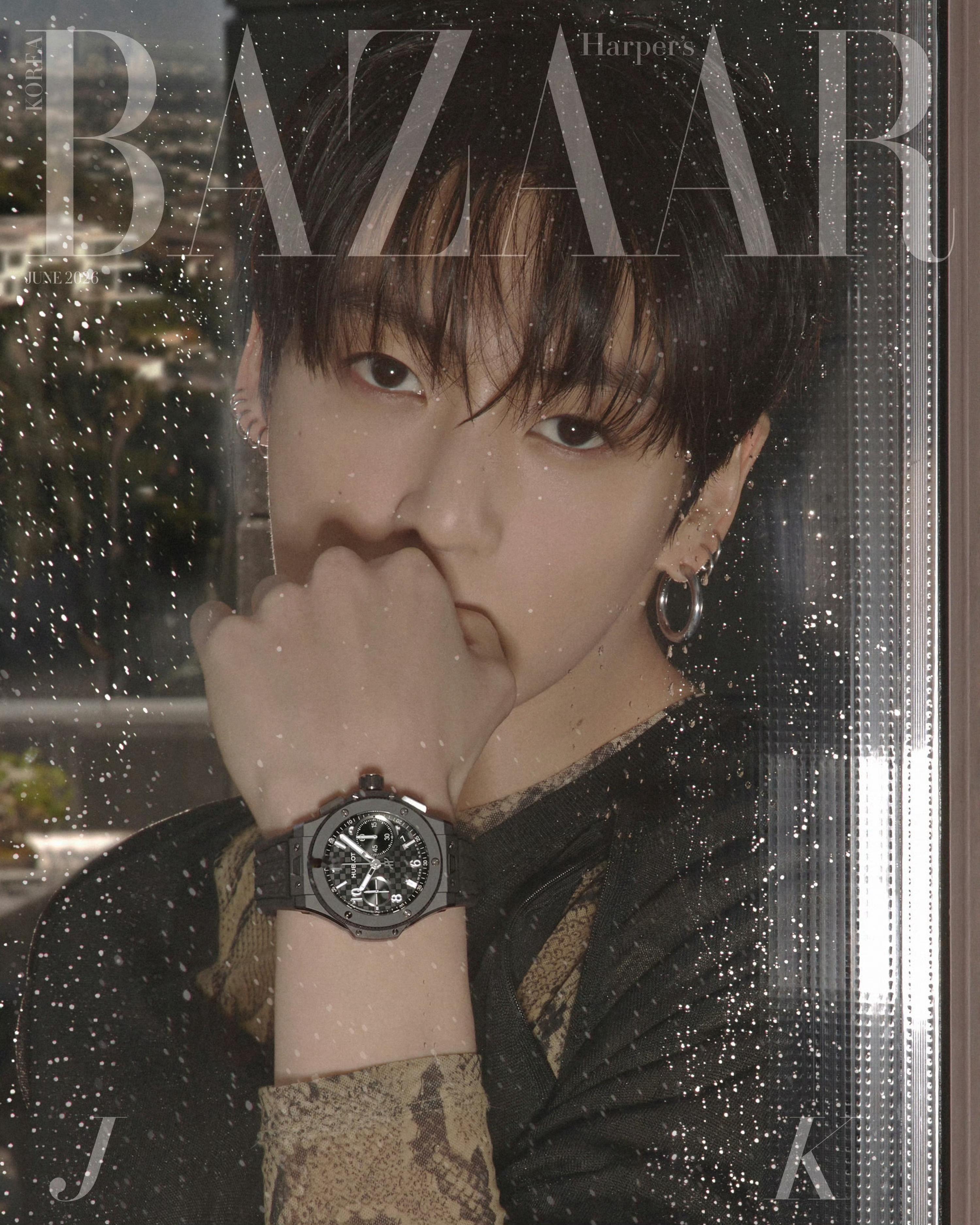 田柾国×Hublot📷：YoonJiyongHarper’sBaz