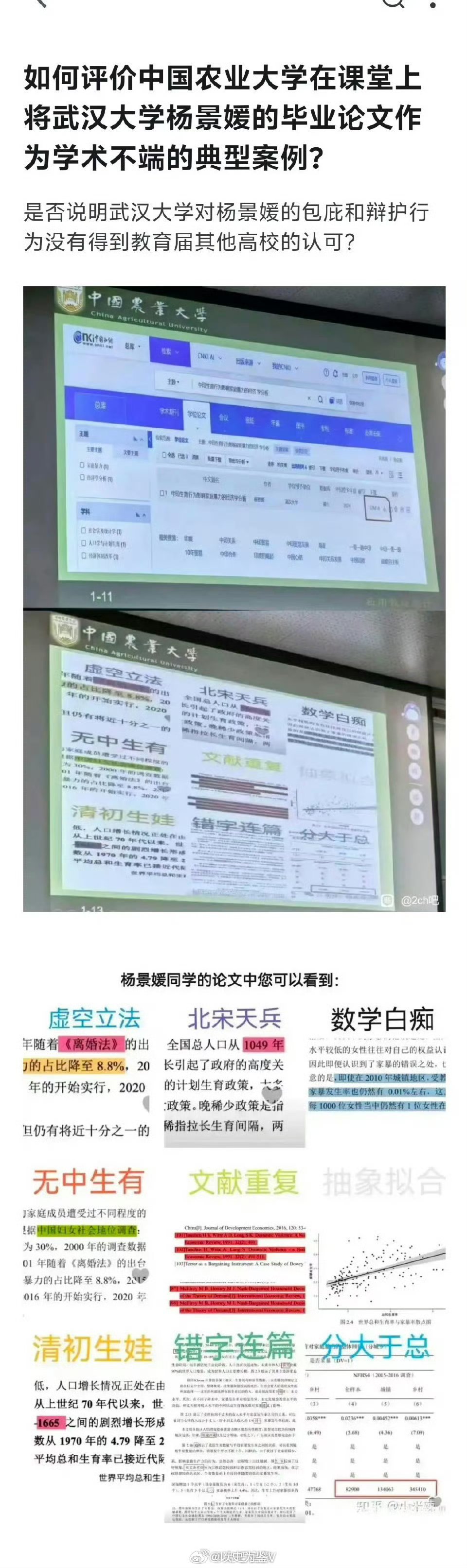杨某媛论文存在百余处不规范1、一百多处不规范主要集中在“表述不规范、引用不规范、