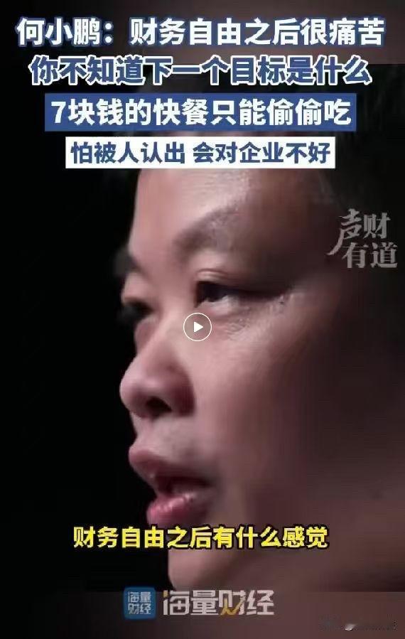 何小鹏说财务自由之后很痛苦[呲牙笑]建议个人资产不要超过20亿[呲牙笑]专家建议