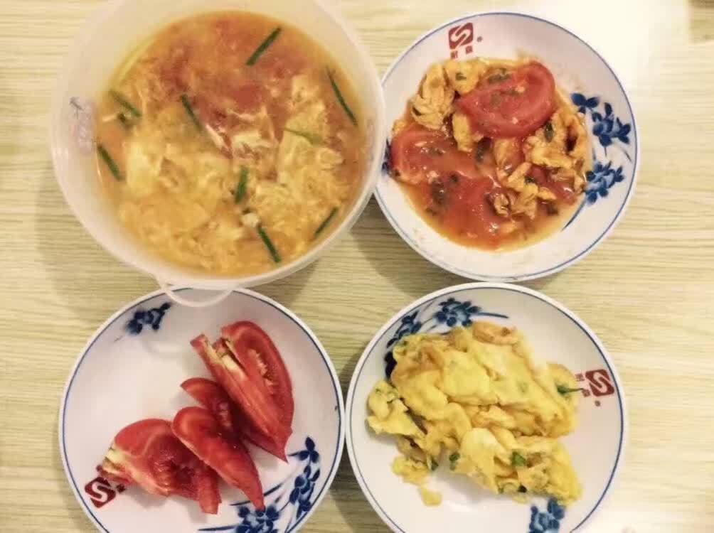 晚饭三菜一汤