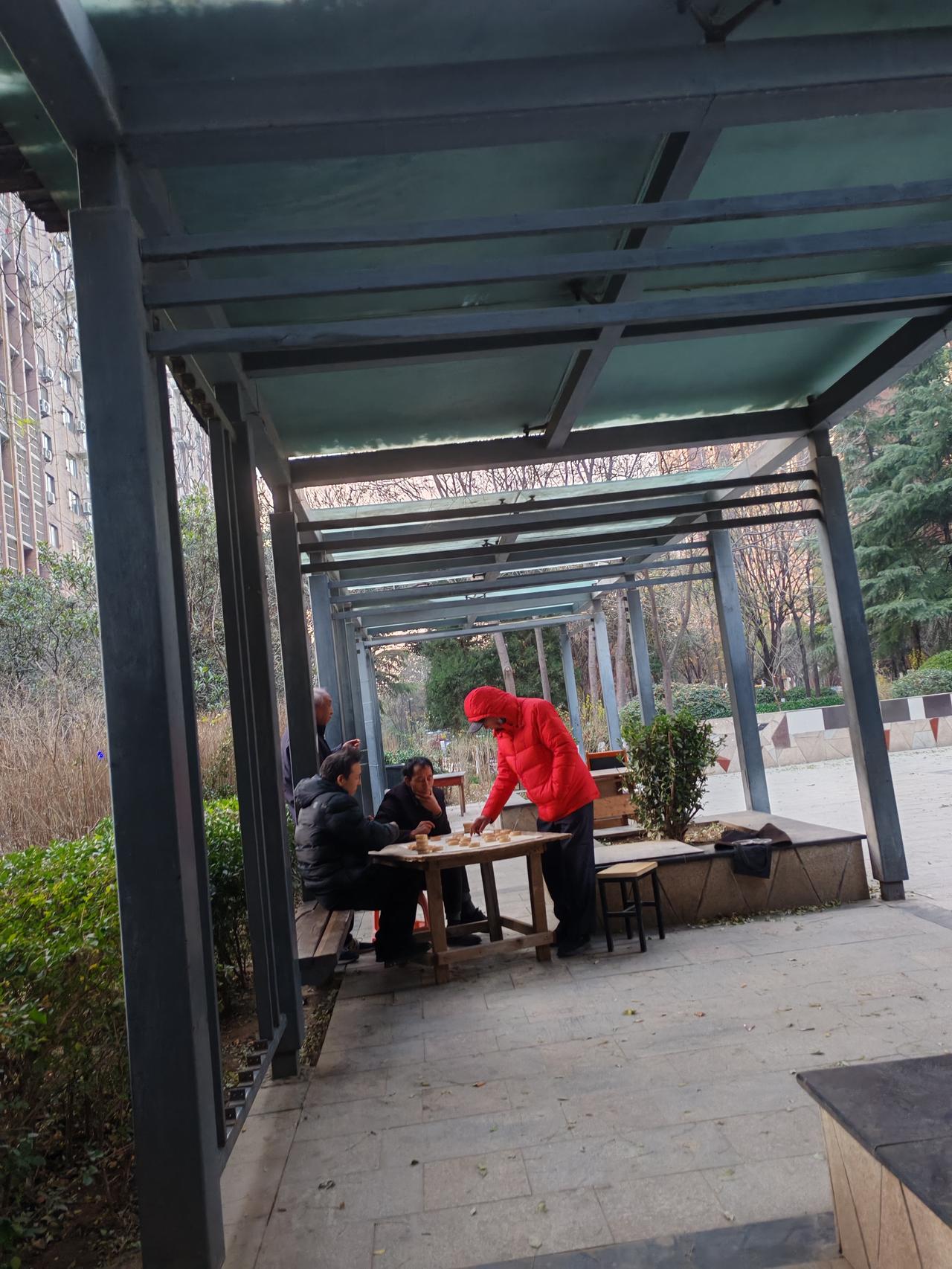 没有养老金底气不足，请客都不敢去这几个大叔是我们小区的，他们是棋友，每天凑在一