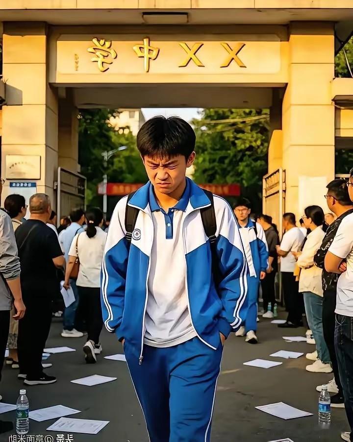 今天下午，数学卷子一发，考场瞬间成了大型“心碎现场”。​本以为语文试水后能稳住