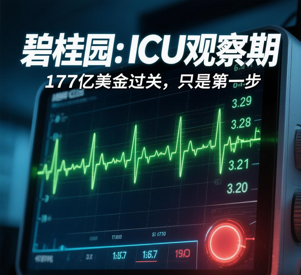 碧桂园177亿美金“过关”，这只是第一步，拿到了那张“生死状”涉及177亿美元的