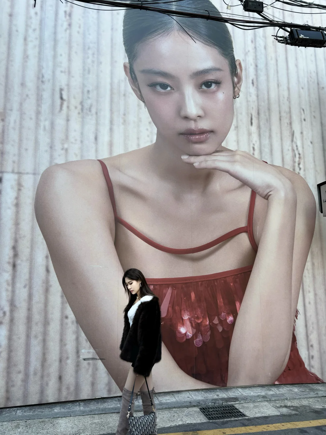 韩国🇰🇷首尔jennie 珍尼海报墙打卡📷