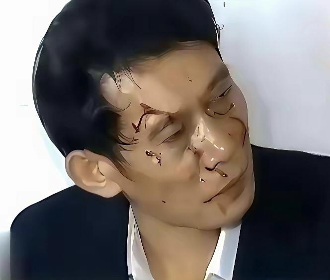 分房睡的老公拒绝想亲热的老婆后，被其抓成花猫脸。结婚多年夫妻分房睡觉，感情早