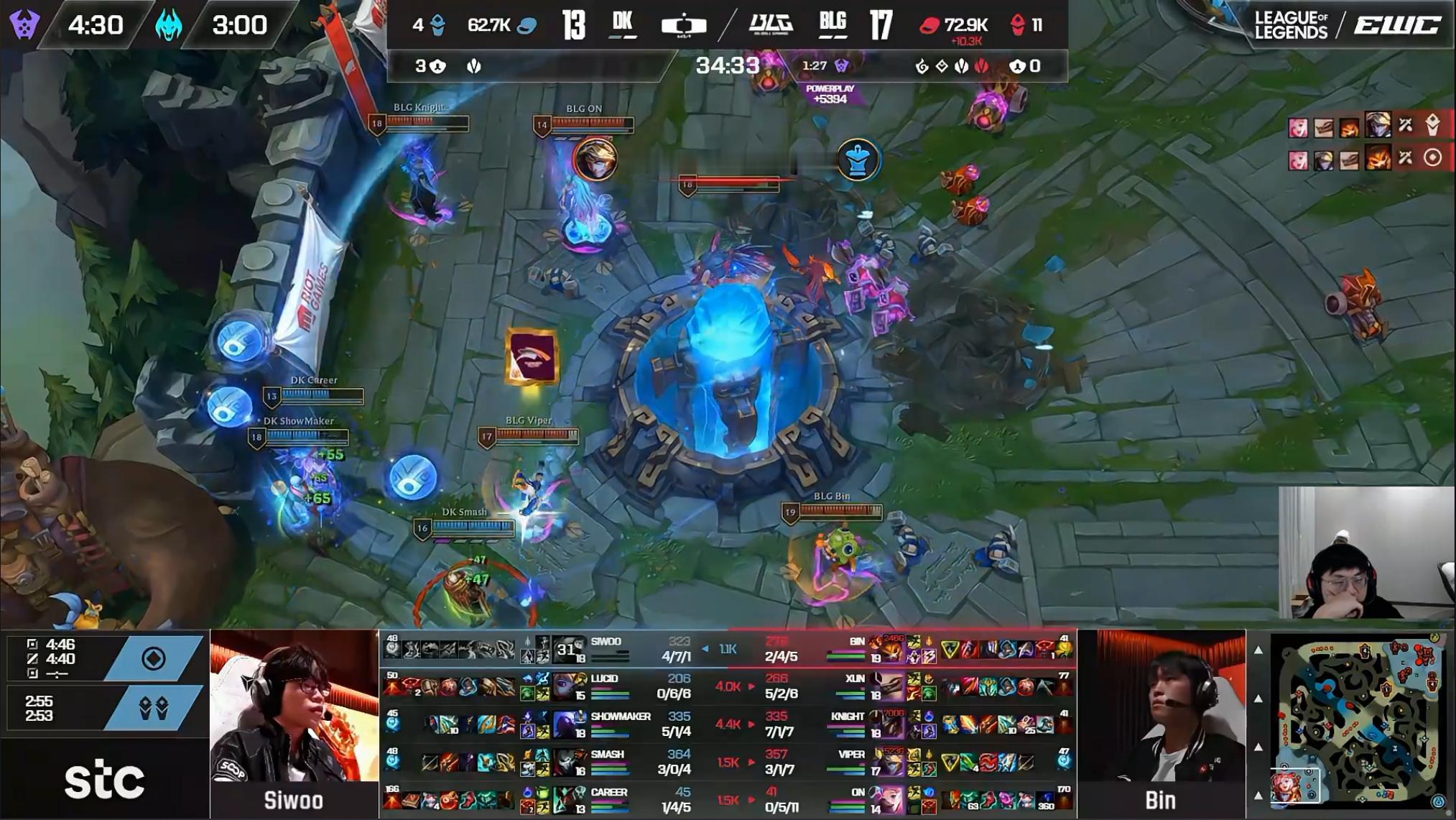 BLG1-1DK手大哥和xun拯救了LPL！Viper也在尽力！全在兜底！总