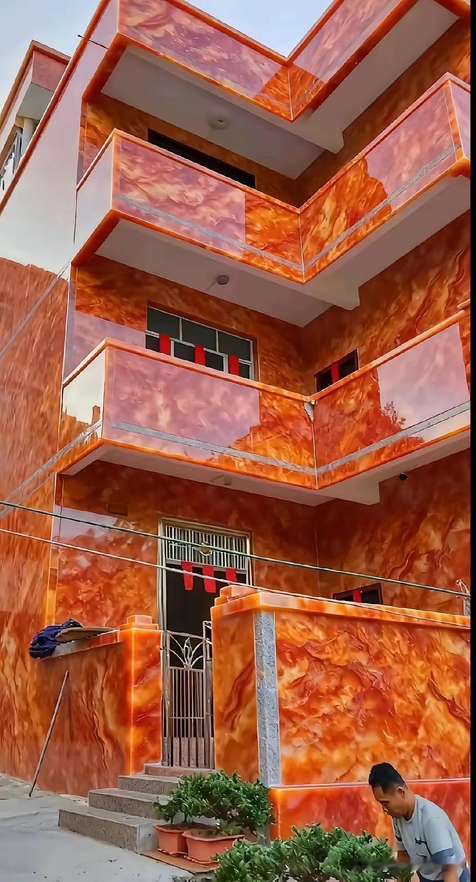 这应该算是一个大富人家了吧或者家里是开大理石厂的太豪横了以上仅供参考，属个