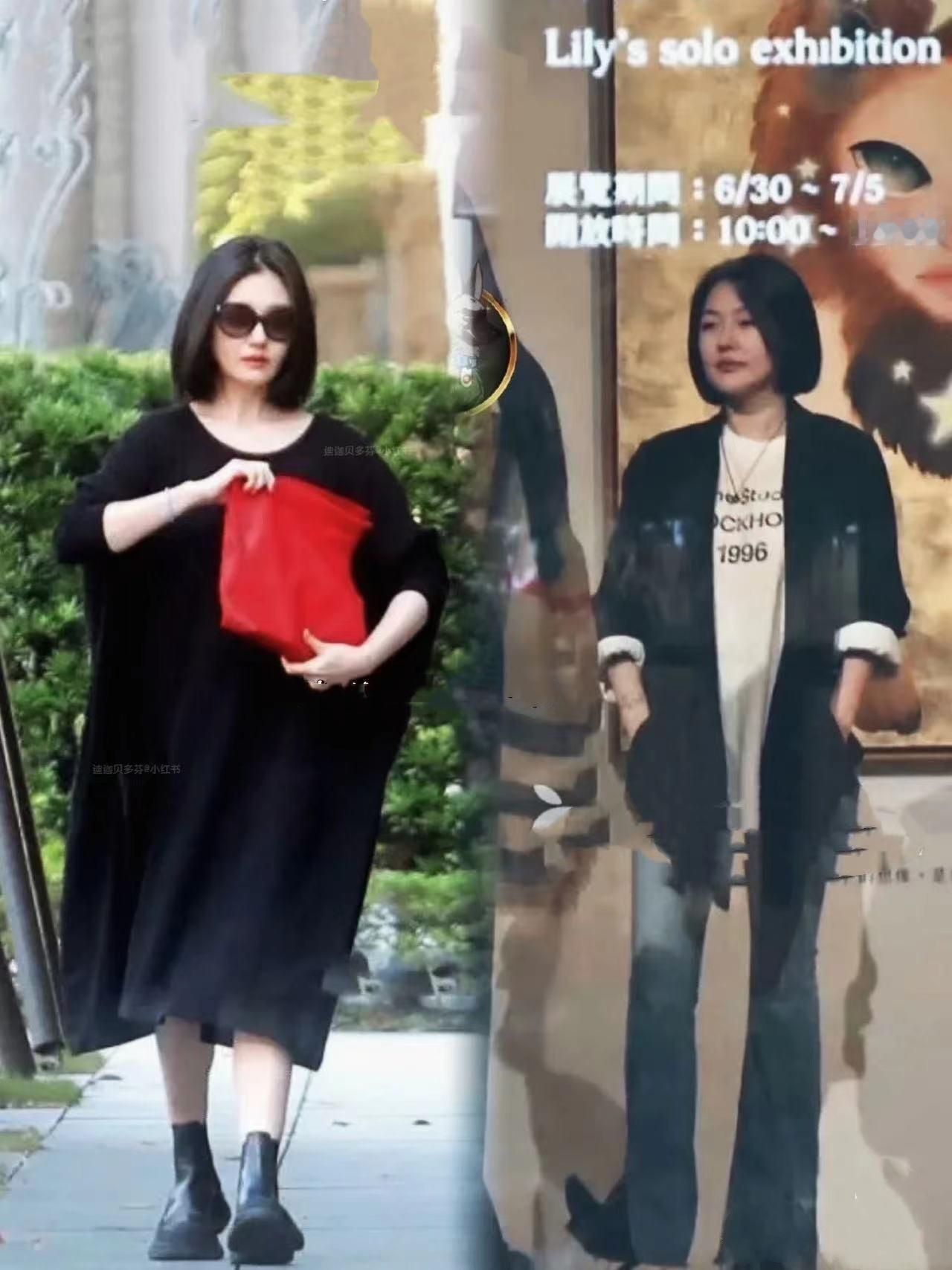 妹妹补上了我人生失落的一角！近日，在二女儿Lily的画展上，小S时隔4个月才又