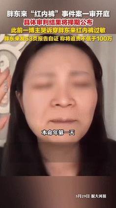 裤头姐赚60万？胖东来红内裤事件迎来大结局：法院一审结束，过敏博主断更，工作人员
