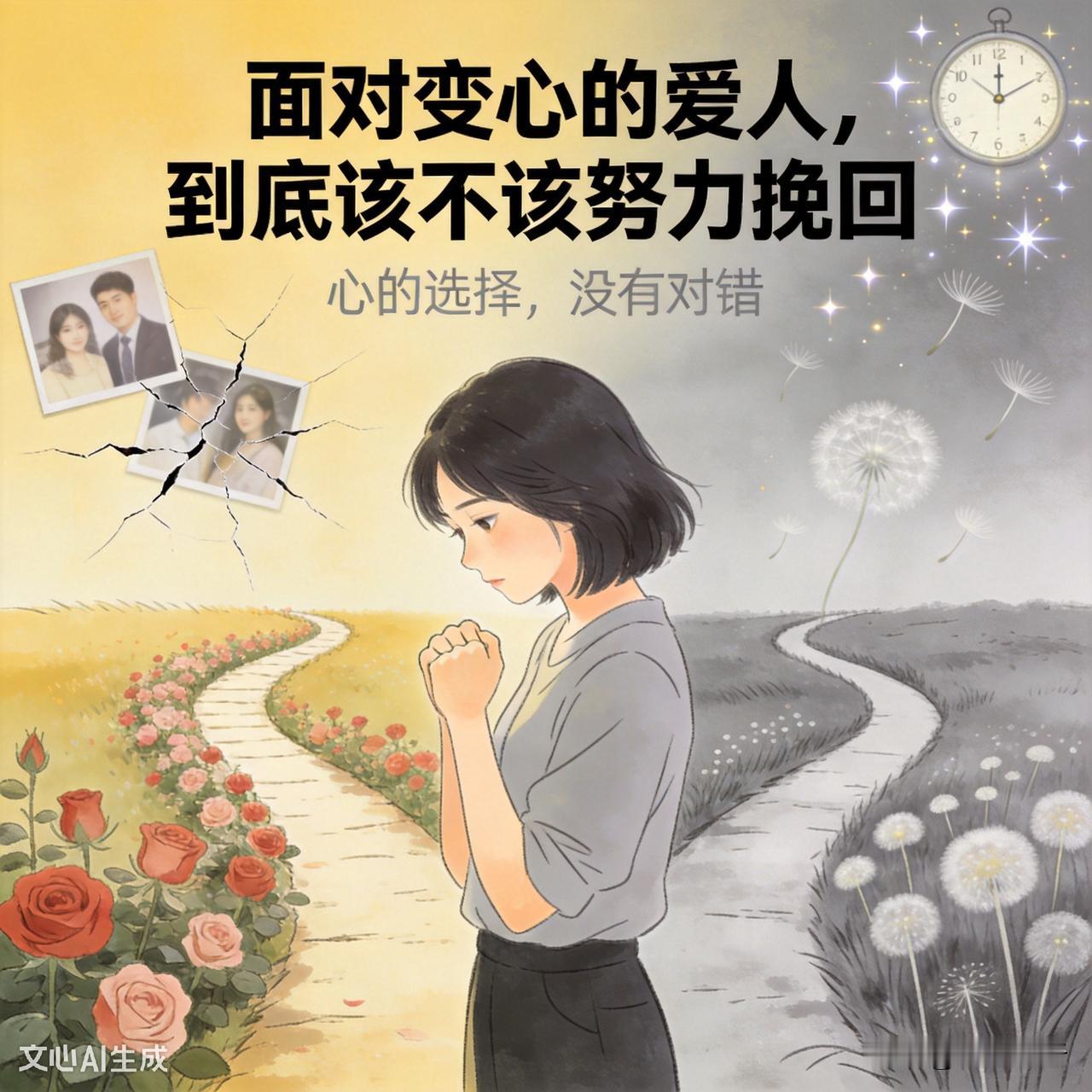 面对变心的爱人，到底该不该努力挽回挽回爱情变心人生感悟感情里最让人难