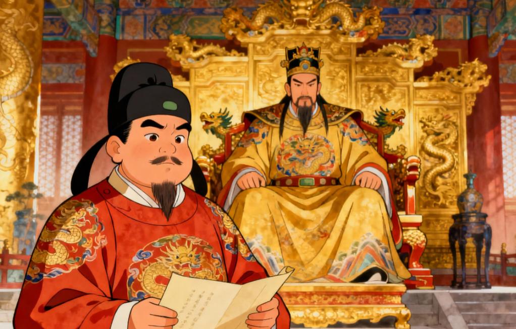 朱元璋当了皇帝，回凤阳老家，见到童年玩伴王二飞，朱元璋问他想要什么封赏，王二飞说