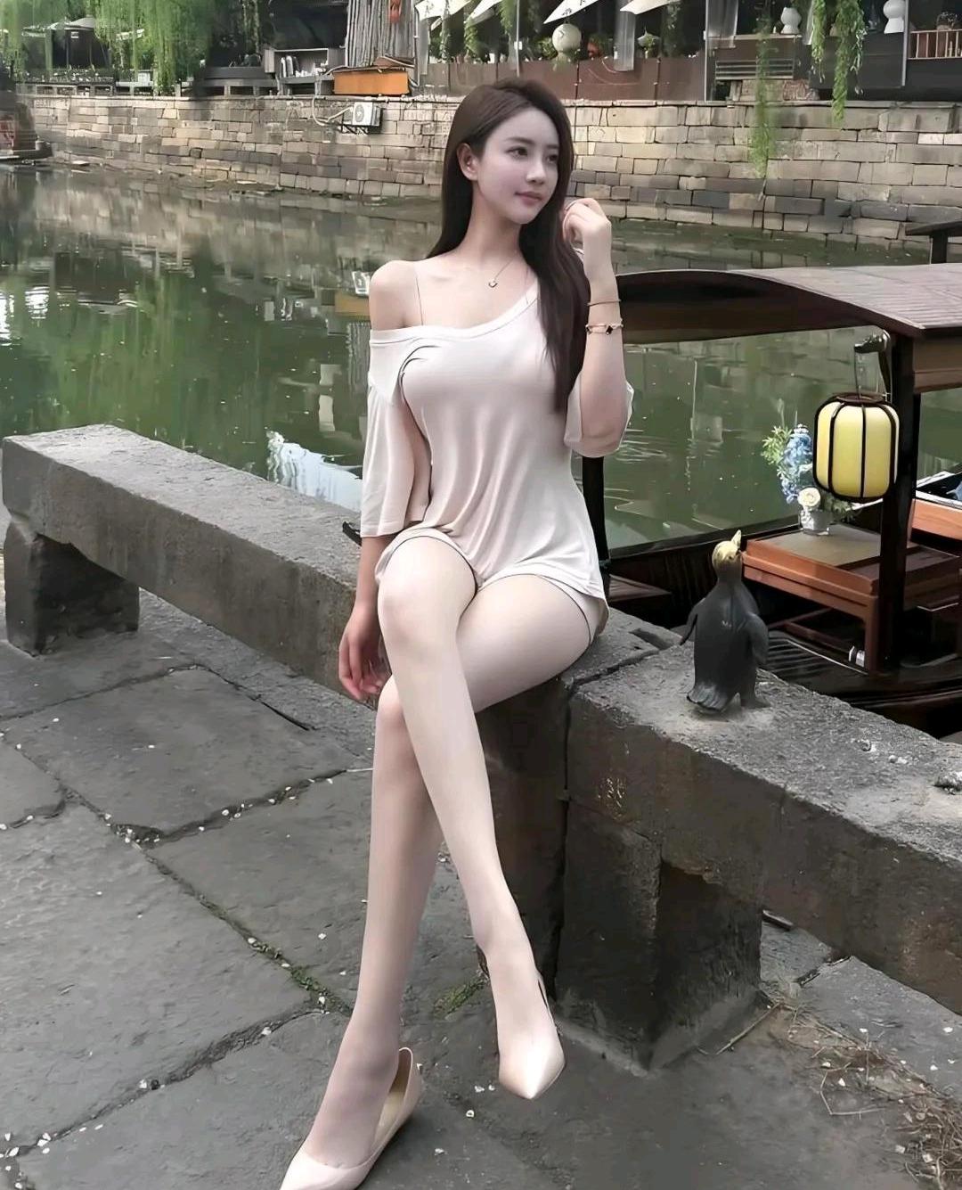 终于搞懂了！女生为啥都爱去河边拍照？根本不是为了玩水！我以前真的巨不理解！