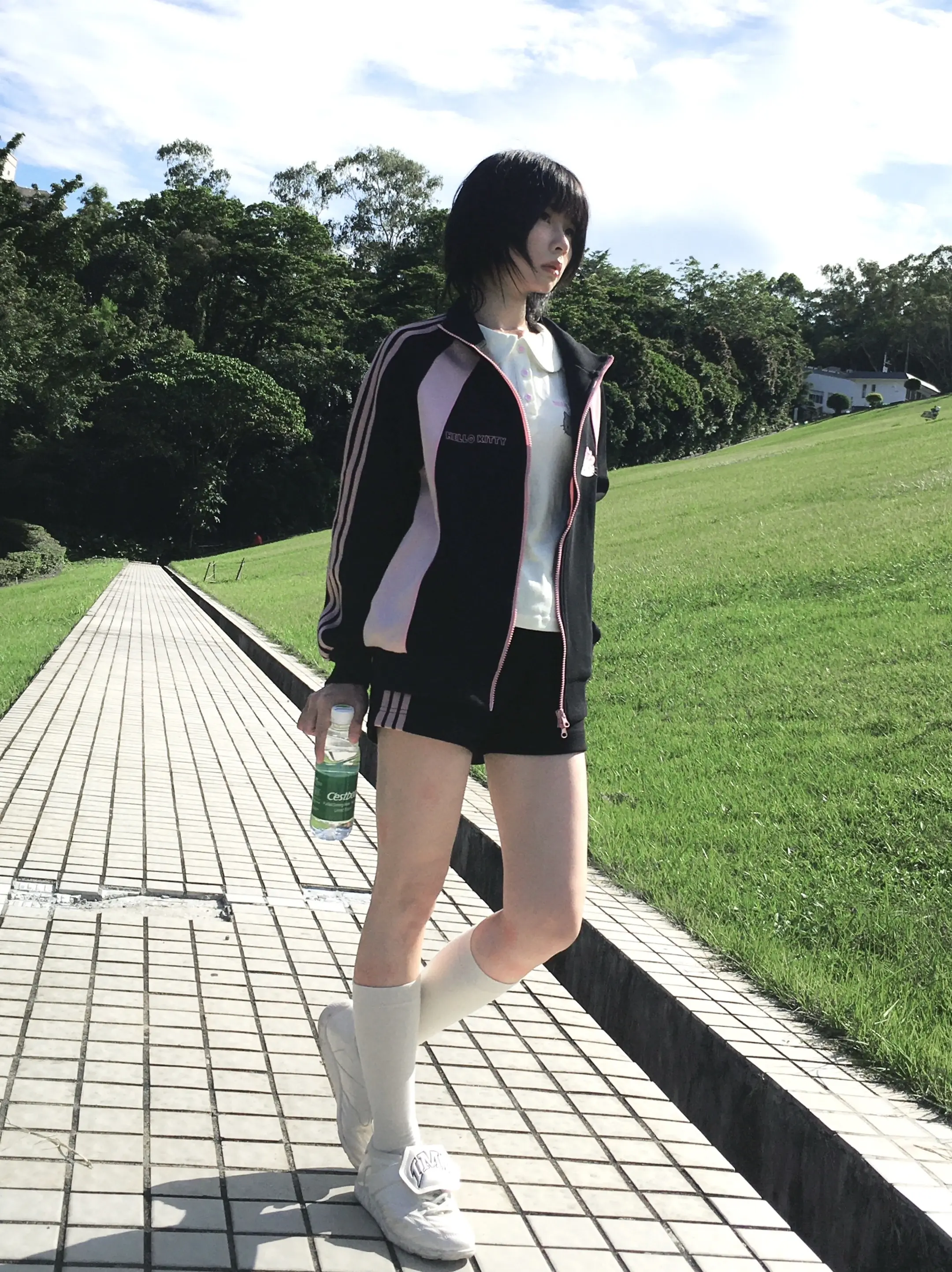 我能把不同的衣服穿出自己的感觉。