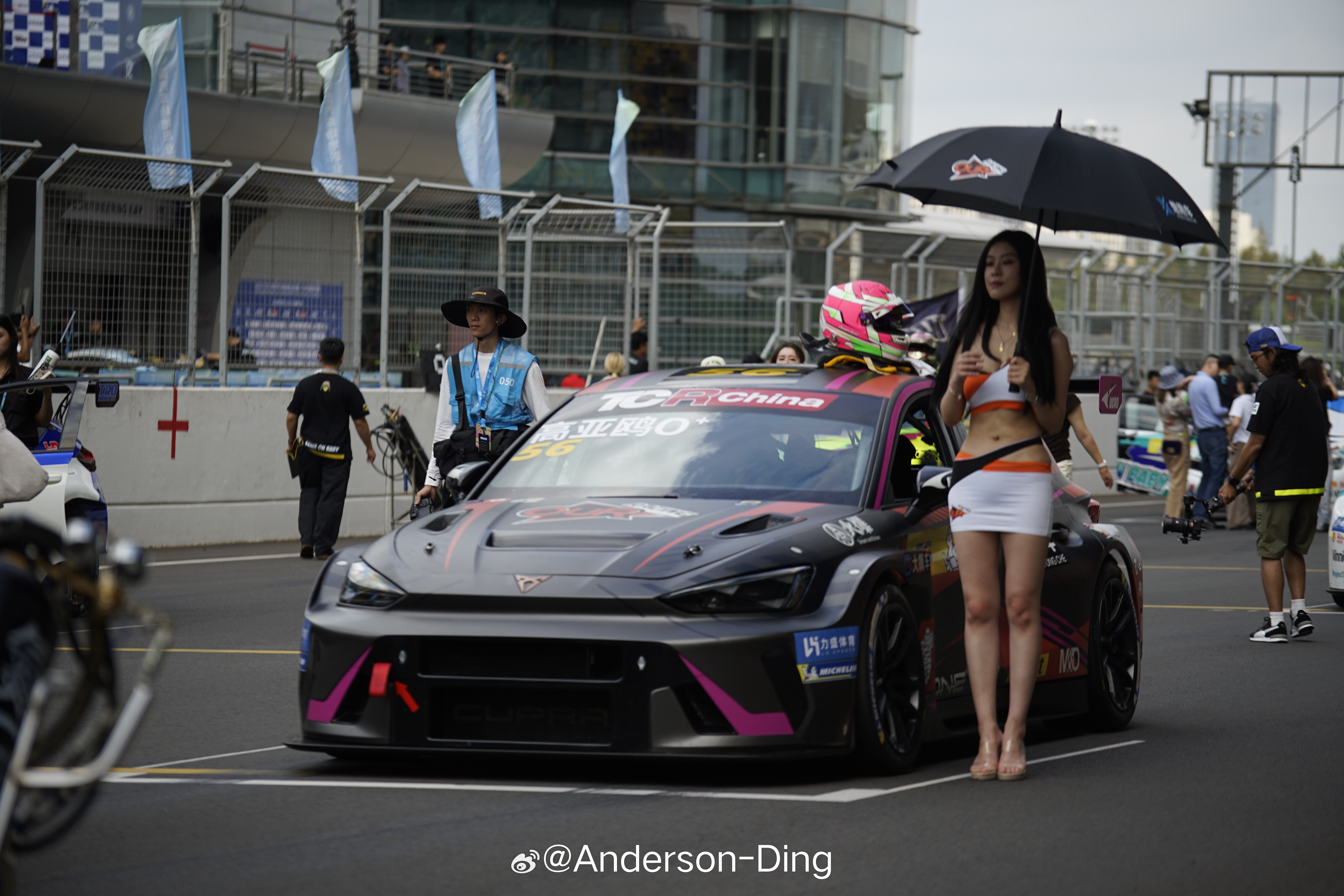稀有车实拍TCRChina唯一一辆CupraLeonVZTCR赛车，约