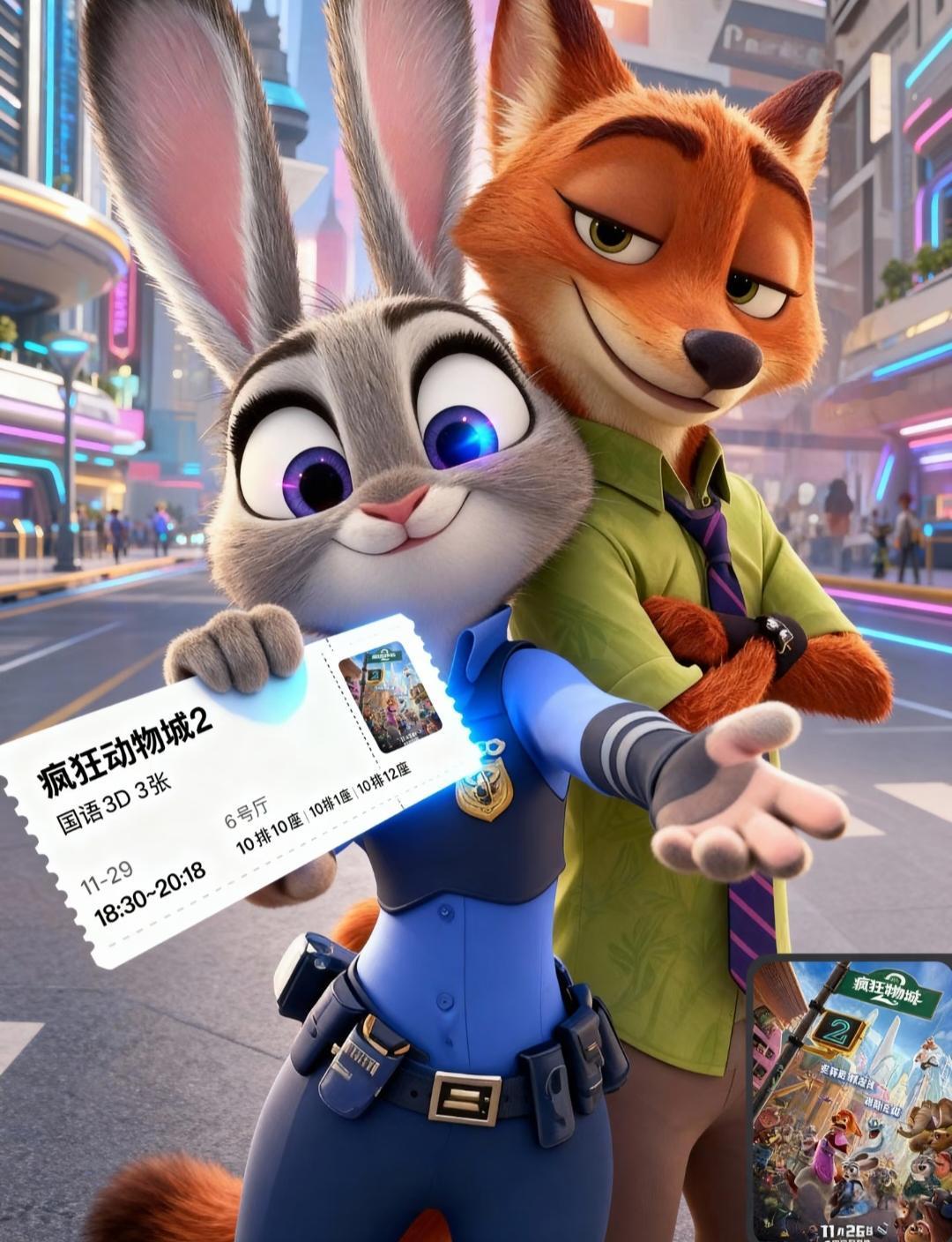 《疯狂动物城2》背后的商业帝国还记得2016年那只叫朱迪的兔子吗？她的一句“