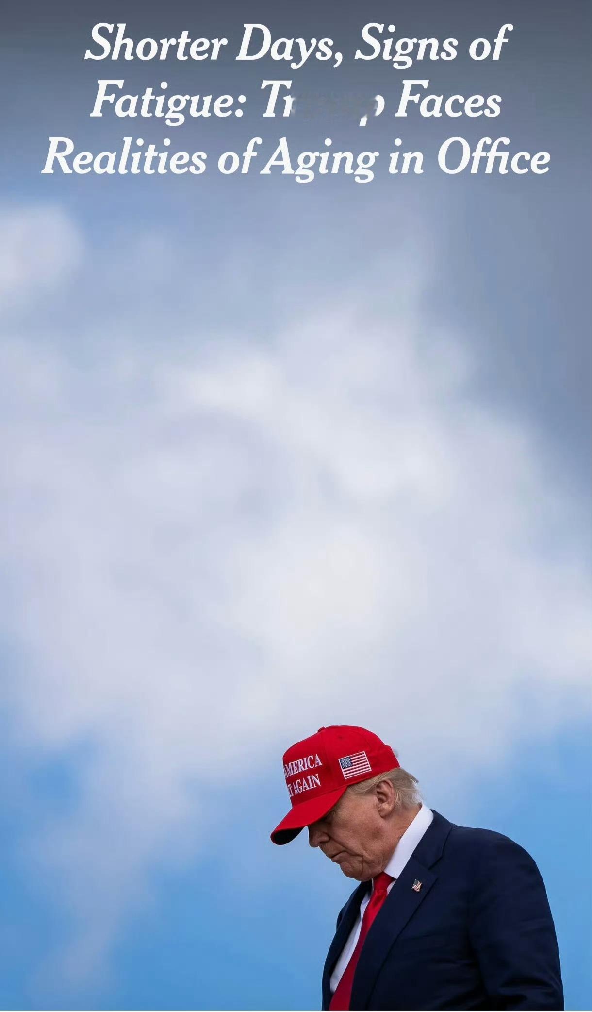 特朗普3天内第2次被拍到闭眼特朗普今年似乎睡得早、起得晚，但还是经常打瞌睡。纽约