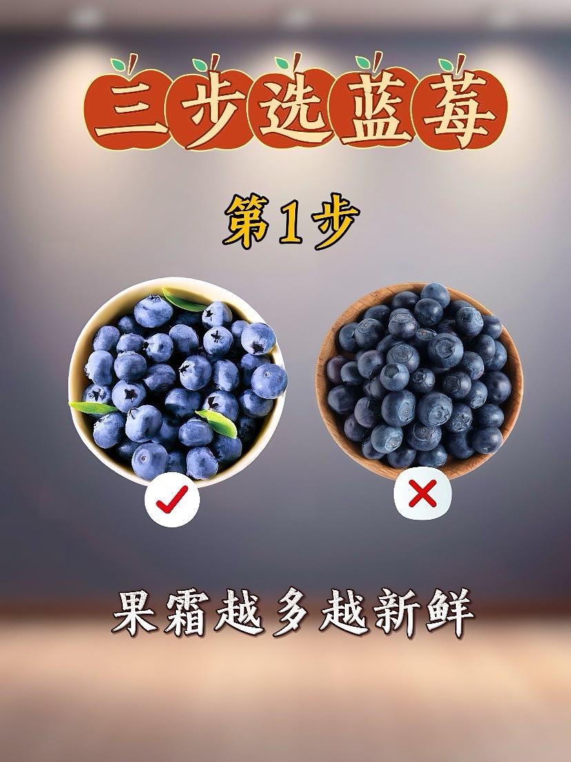蓝莓甜不甜看这3点就够了，学会了不踩坑！买水果小技巧生活小常识生活小技巧