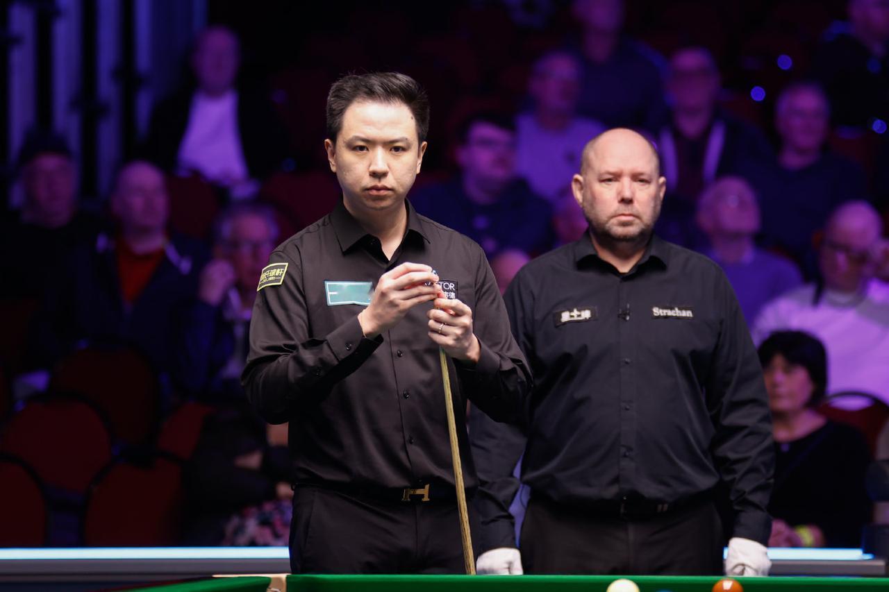 肖国栋3-1杰克·利索夫斯基3月25日18点，斯诺克威尔士公开赛32进16