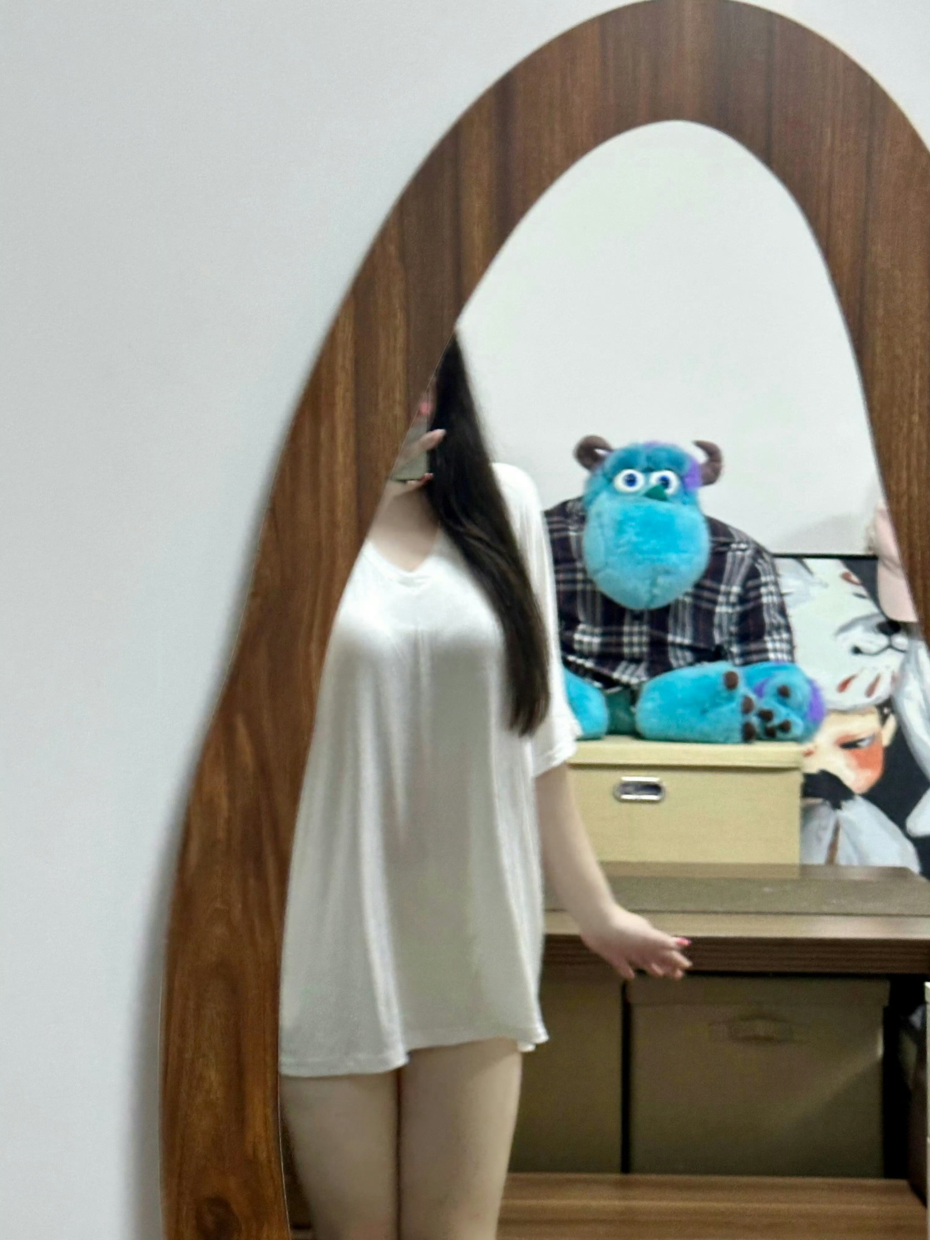 自己在家，当然怎么舒服怎么穿了