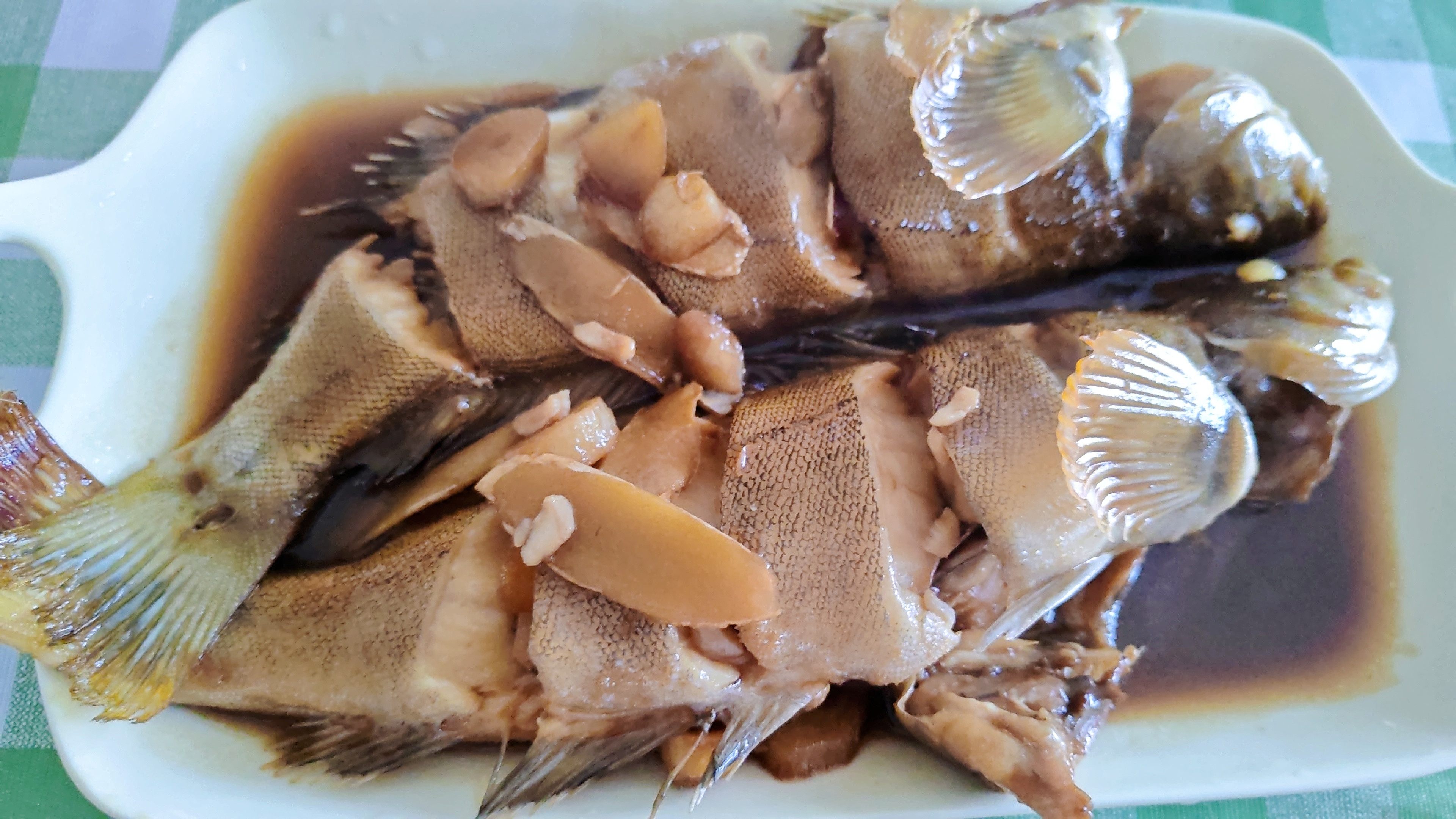 很久没吃海鱼烧黄鱼开饭晚饭​​​