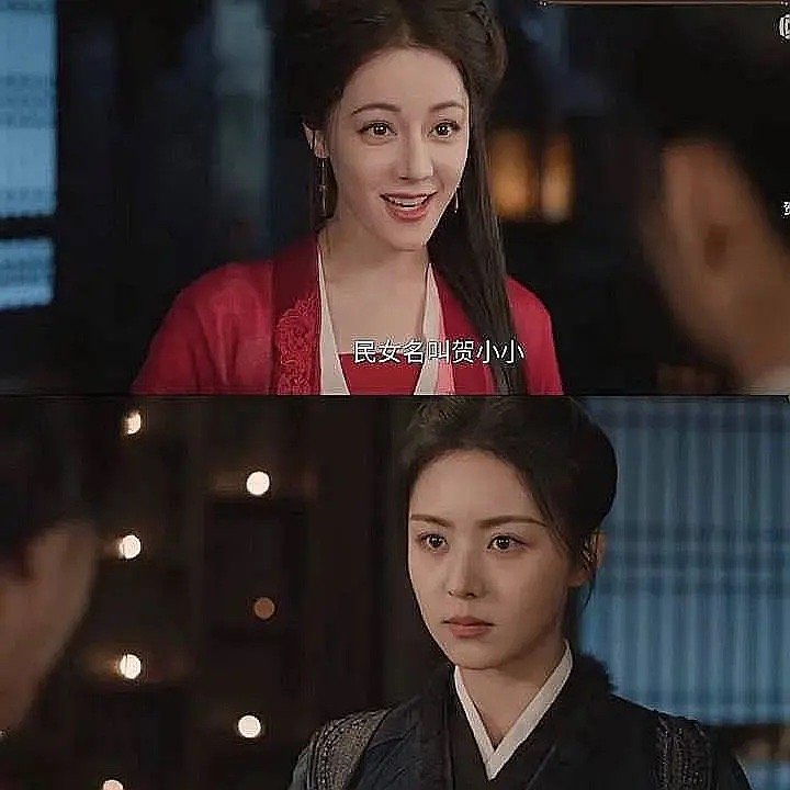 不敢想象巴顶着这张脸喊别人“姐姐”这个女孩子看起来起码比热巴小十岁，怎么就成“姐