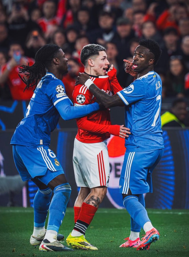 皇家马德里并非对本菲卡感到愤怒，而是对阿根廷球员普雷斯蒂亚尼感到很愤怒下场比赛他