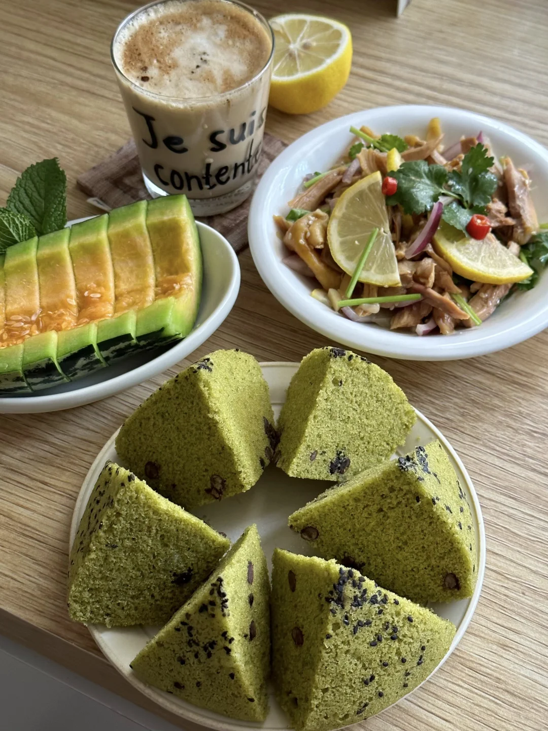 好喜欢我的早餐蒸蛋糕