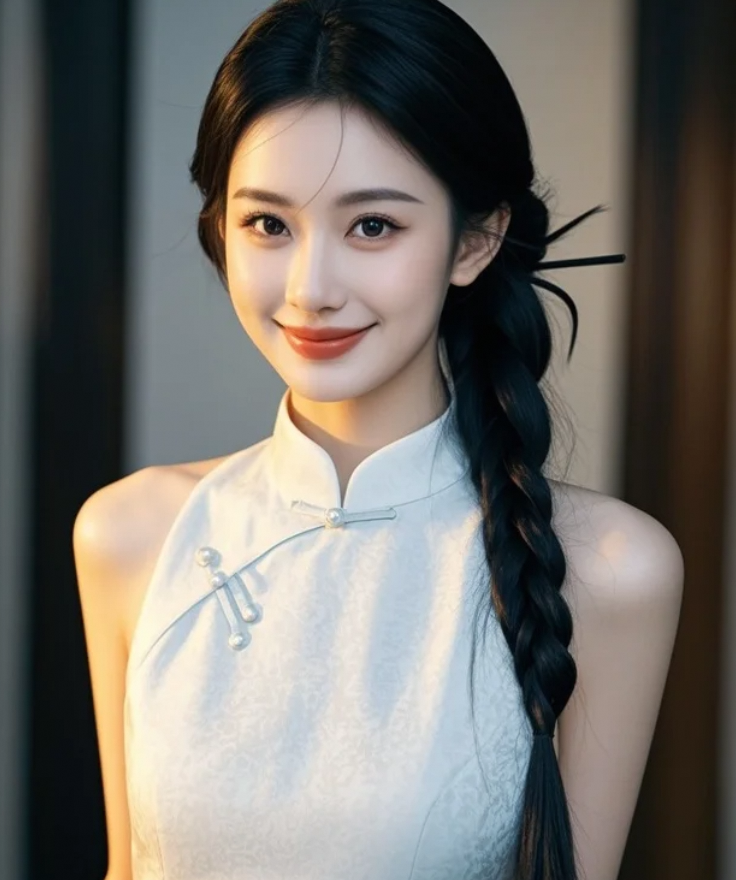32K高清下，她的每一寸肌肤都白得发光，你见过这么美的皮肤吗？