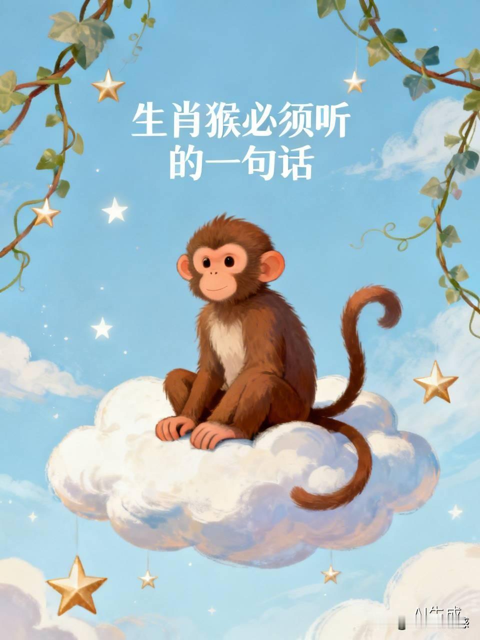 生肖猴必须听的一句话，我觉得“三百六十行，行行出状元”就很有必要。很多属猴的人思