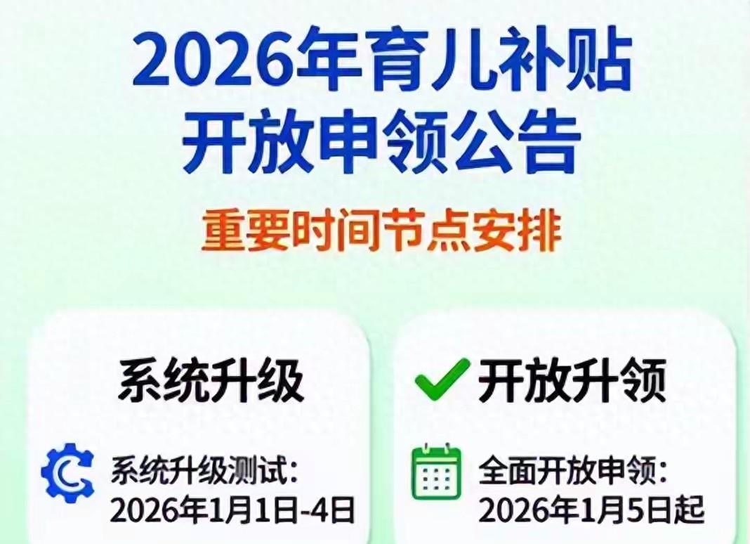 2026生育补贴新玩法，三孩家庭能省出一辆车2026年初，生孩子就能躺着赚钱