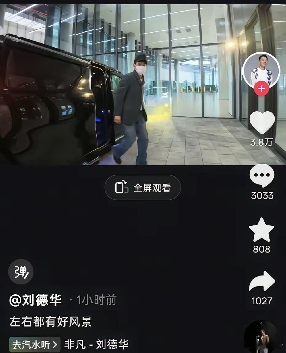 刘德华参加华为发布会，私人保姆车原来是埃尔法！网友发问：刘德华为何不坐尊界？答案很简单！​刘德华更新
