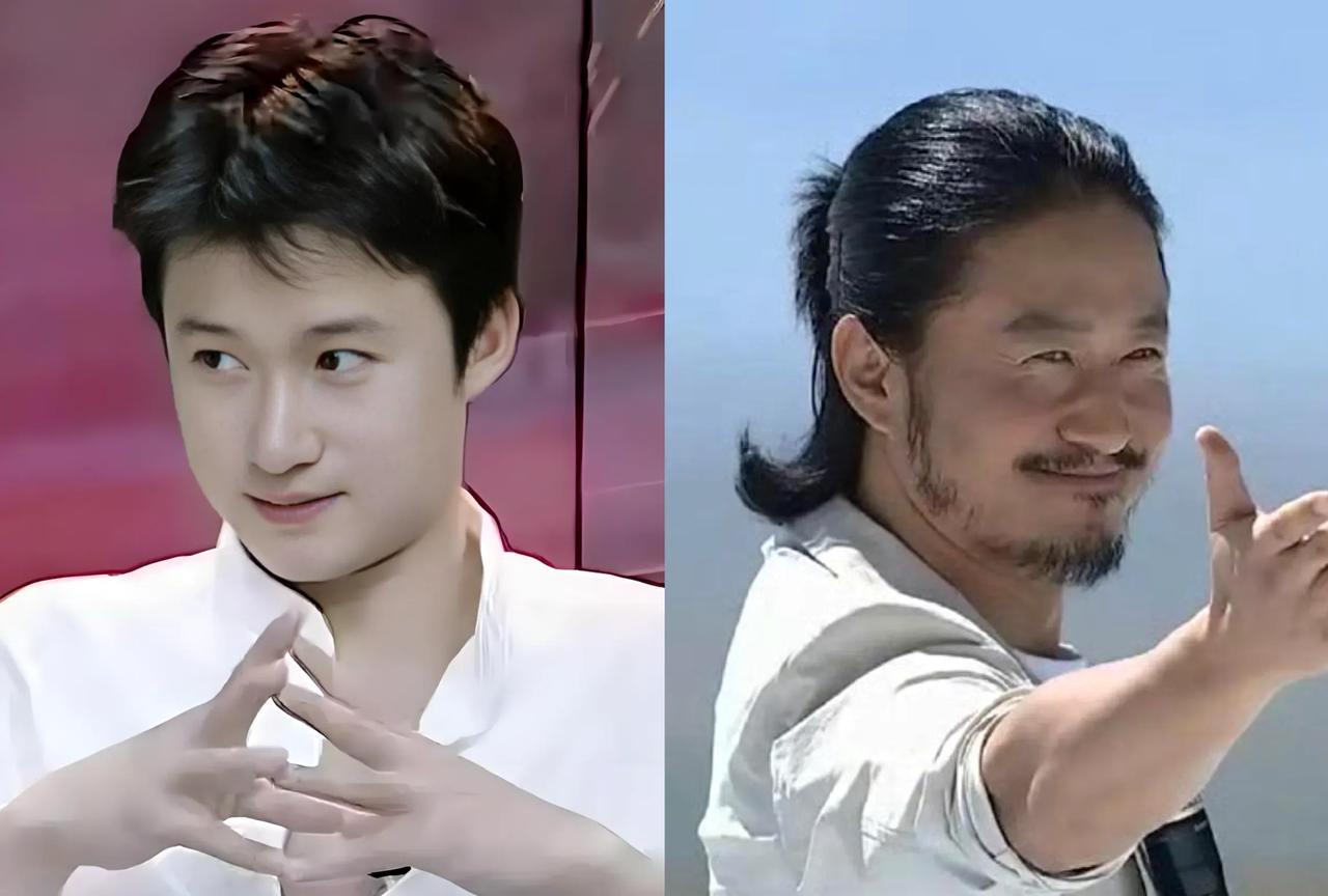 差点没认出这是吴京，好好的硬汉逐渐“腾格尔”化，毕竟年龄时的颜值丝毫不输小鲜肉，
