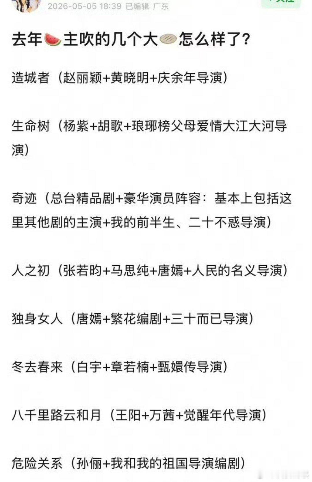 长剧现在能平播也不错了有正向讨论度最重要————————造城者(赵丽颖+黄晓