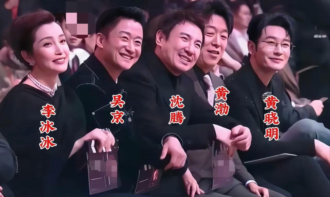 这5位大咖合影，我喜欢李冰冰年轻漂亮又养眼。